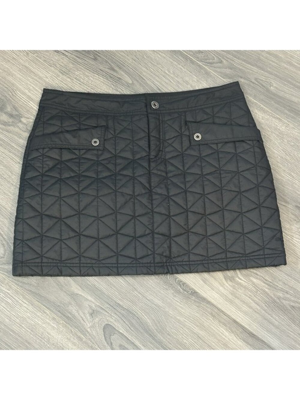 The North Face Skirt Womens 10 Black Quilted Primaloft Insulated Hiking Winter